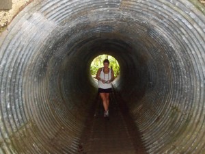 Tunnel in Arenal National Park. 